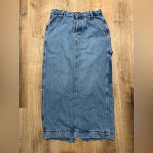 We The Free Francisco Denim Maxi Skirt
